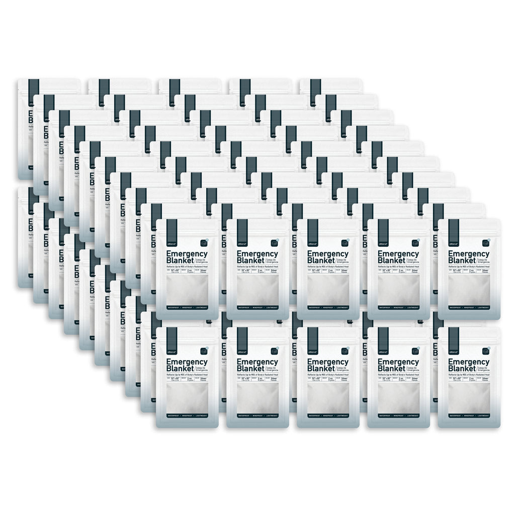 100 Pack of Emergency Blankets