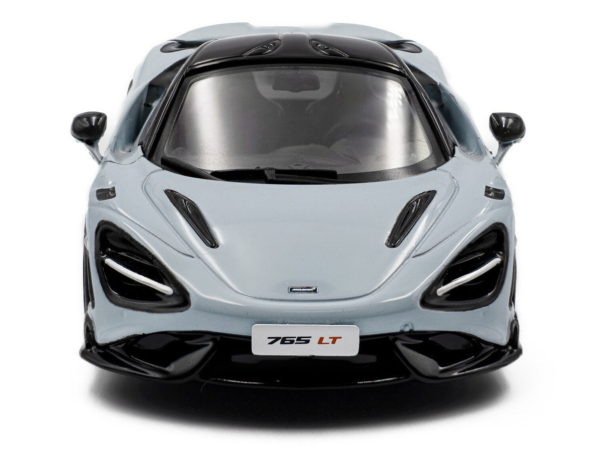 2020 McLaren 765LT Ceramic Gray with Black Top 1/43 Diecast Model Car by Solido